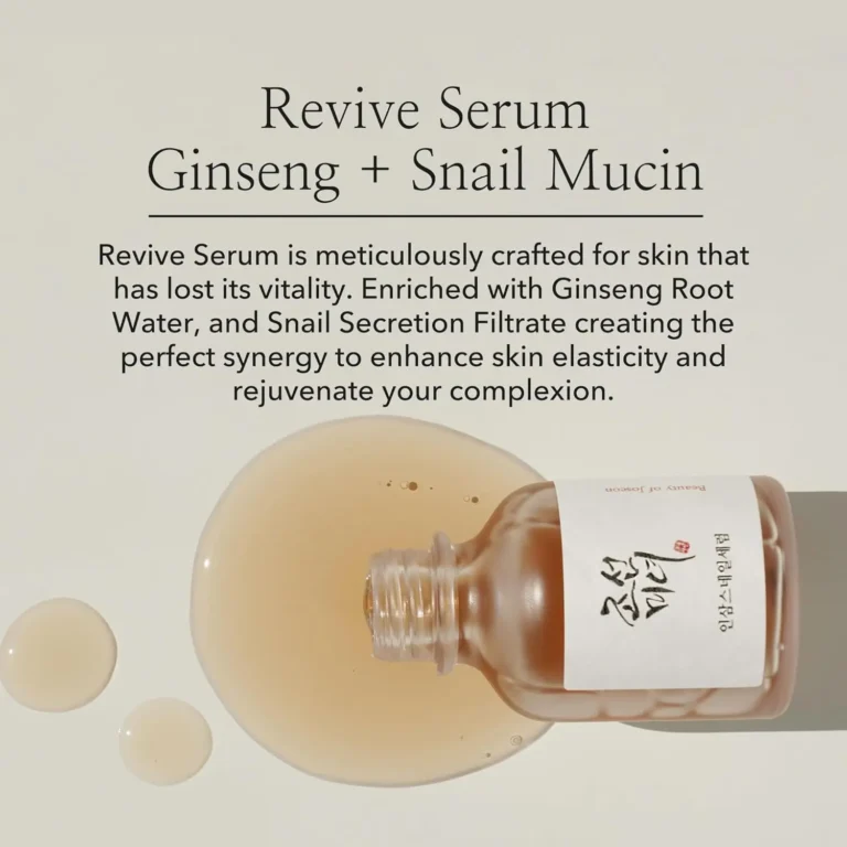 Beauty of Joseon Revive Snail Mucin Ginseng Serum Benefits