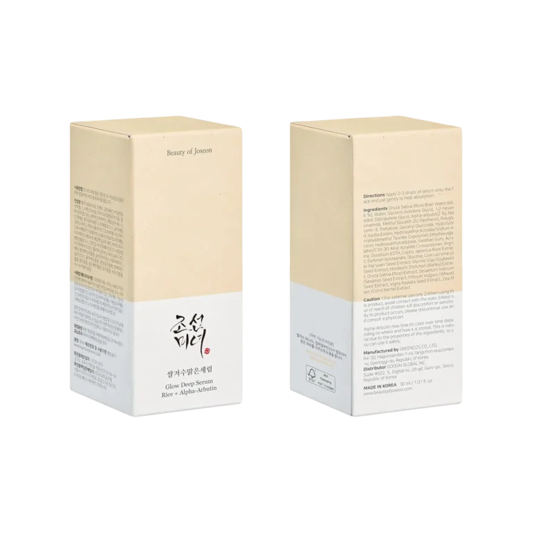 Beauty of Joseon Rice Alpha Arbutin Glow Deep Serum Packing