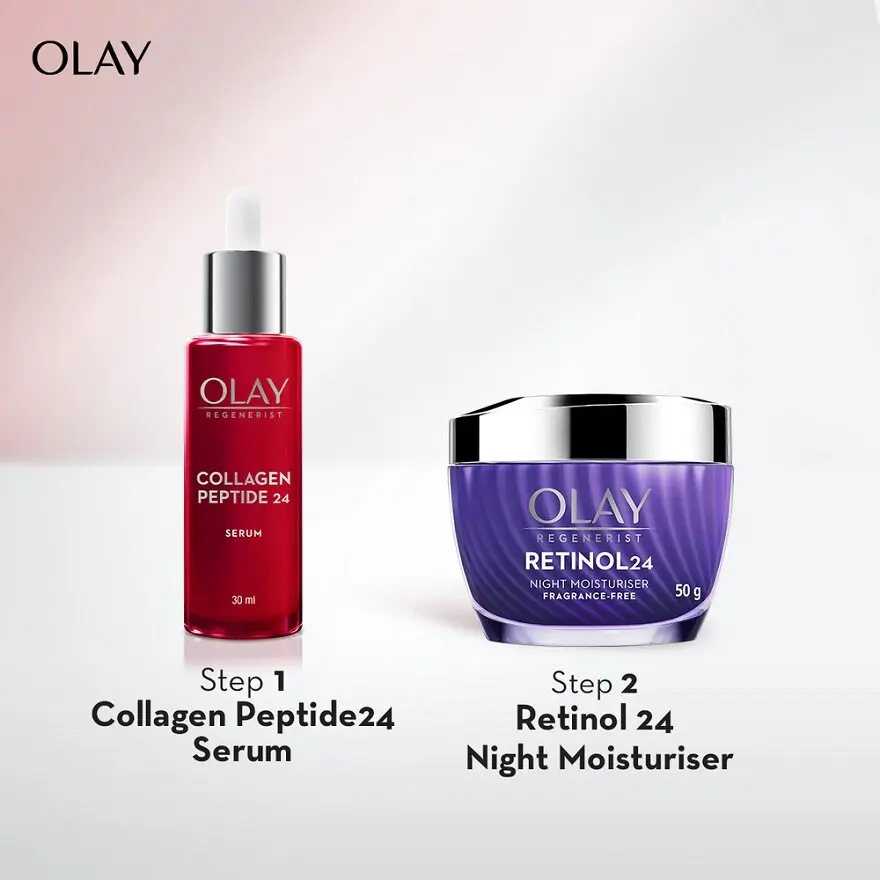 Olay Collagen Peptide 24 Serum combination