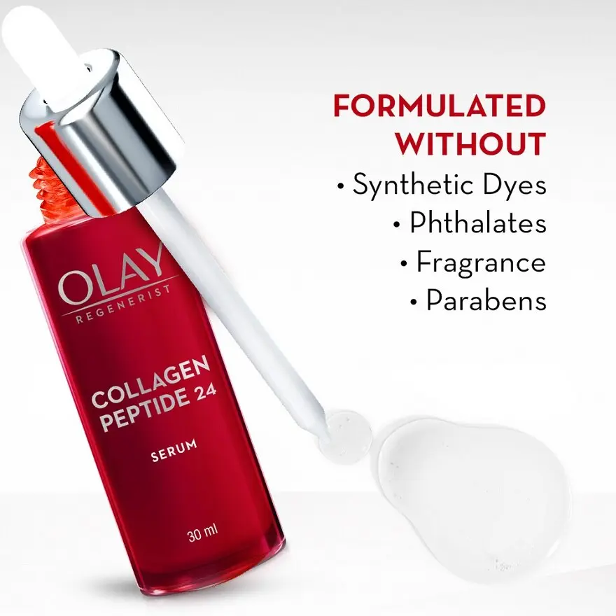 Olay Collagen Peptide 24 Serum features