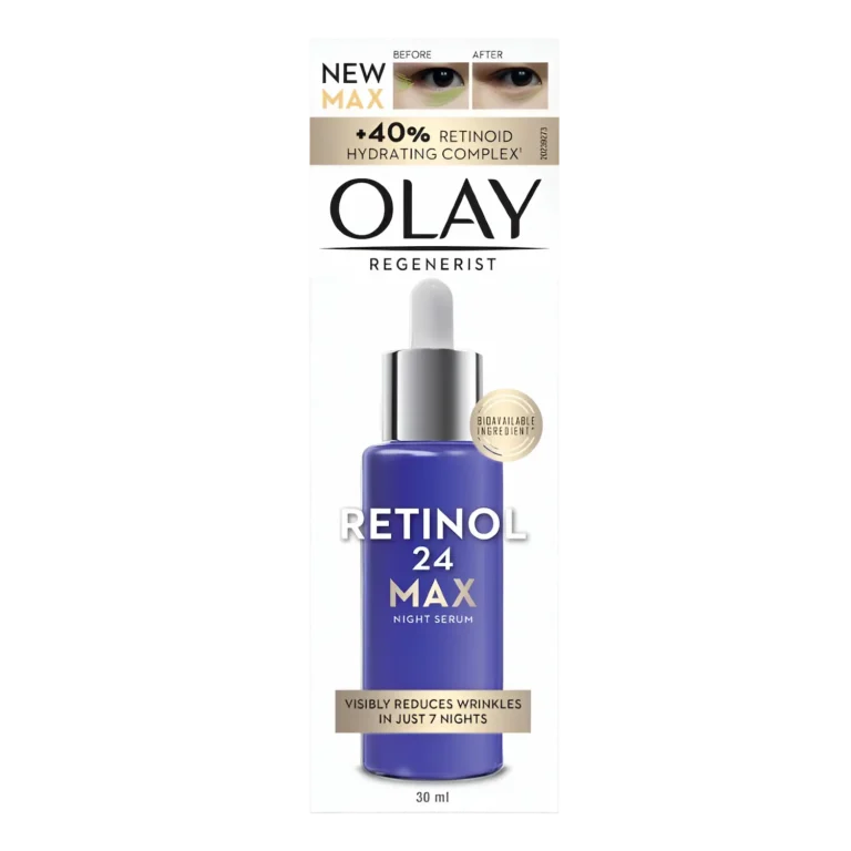 Olay Regenerist Retinol Max Face Serum 30ml box